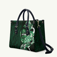 Betde Guam Chamorro Leather Bag Guahan Seal Tattoo LT14 Green - Polynesian Pride