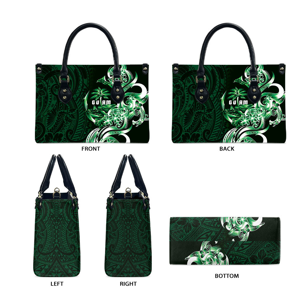Betde Guam Chamorro Leather Bag Guahan Seal Tattoo LT14 - Polynesian Pride