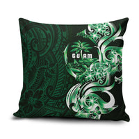 Betde Guam Chamorro Pillow Cover Guahan Seal Tattoo LT14 Green - Polynesian Pride