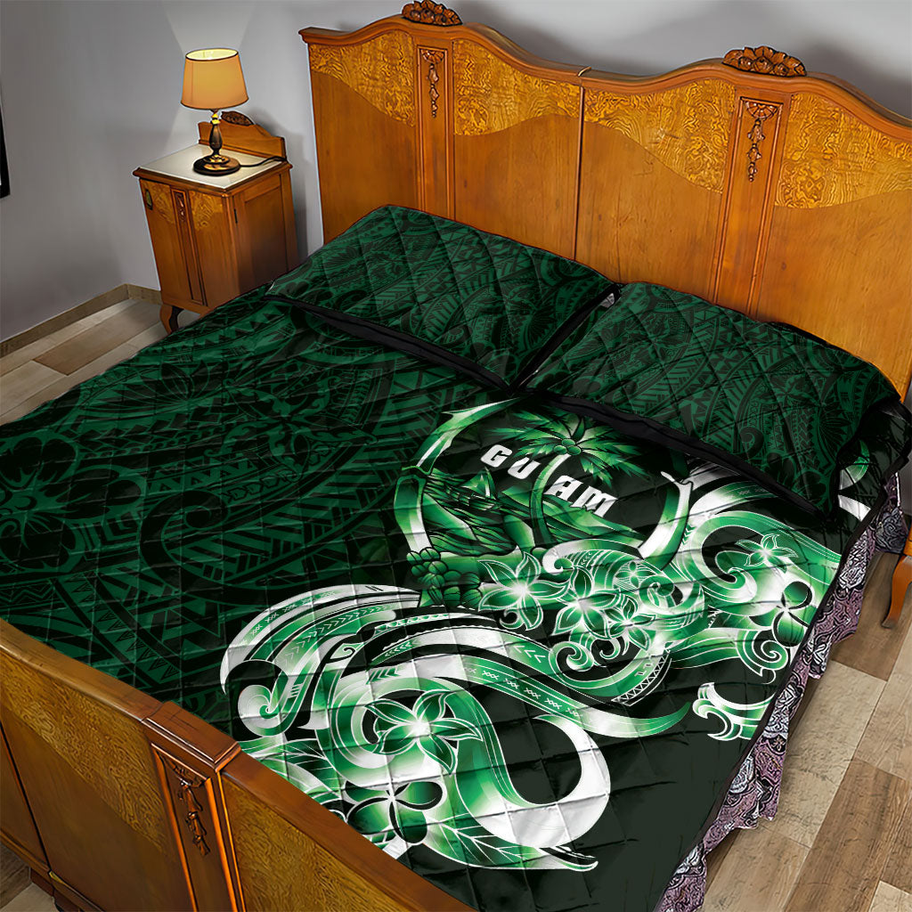 Betde Guam Chamorro Quilt Bed Set Guahan Seal Tattoo LT14 - Polynesian Pride