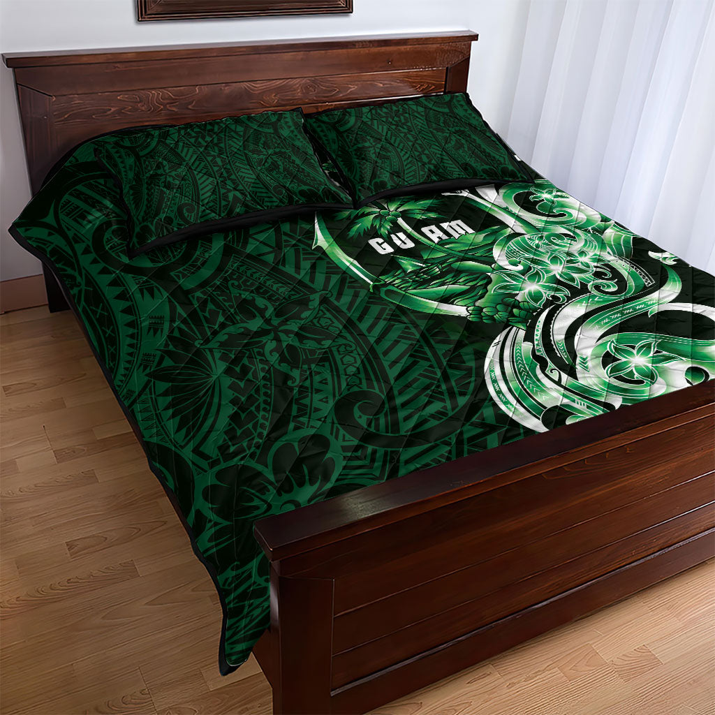 Betde Guam Chamorro Quilt Bed Set Guahan Seal Tattoo LT14 - Polynesian Pride