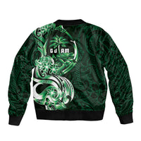 Betde Guam Chamorro Sleeve Zip Bomber Jacket Guahan Seal Tattoo LT14 - Polynesian Pride