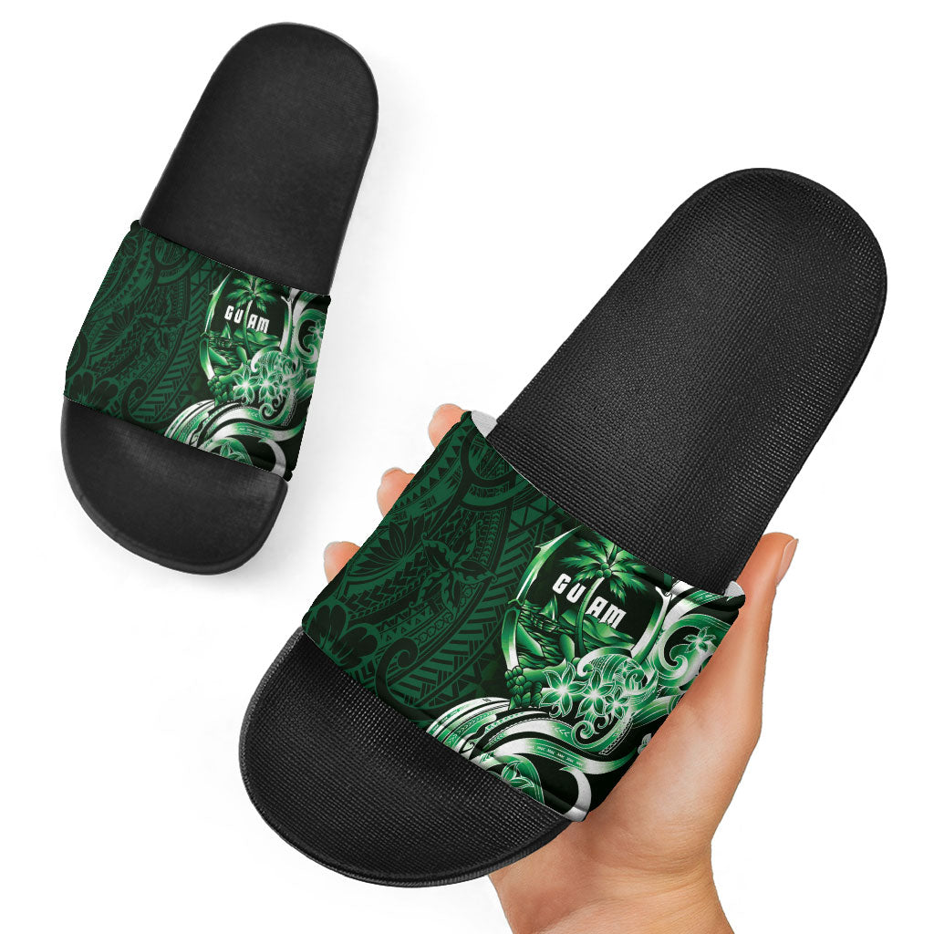 Betde Guam Chamorro Slide Sandals Guahan Seal Tattoo LT14 - Polynesian Pride