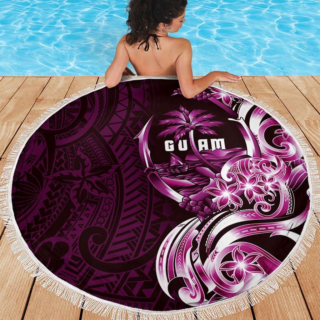 Kulot Di Rosa Guam Chamorro Beach Blanket Guahan Seal Tattoo LT14 - Polynesian Pride