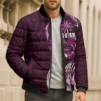 Kulot Di Rosa Guam Chamorro Bomber Puffer Jacket Guahan Seal Tattoo LT14 - Polynesian Pride