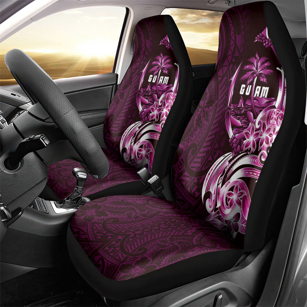 Kulot Di Rosa Guam Chamorro Car Seat Cover Guahan Seal Tattoo LT14 - Polynesian Pride