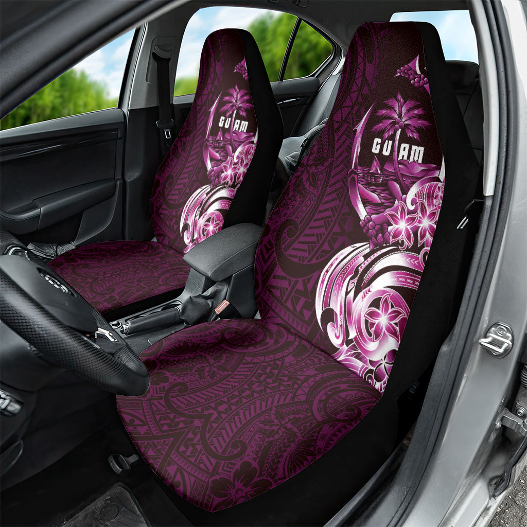 Kulot Di Rosa Guam Chamorro Car Seat Cover Guahan Seal Tattoo LT14 - Polynesian Pride