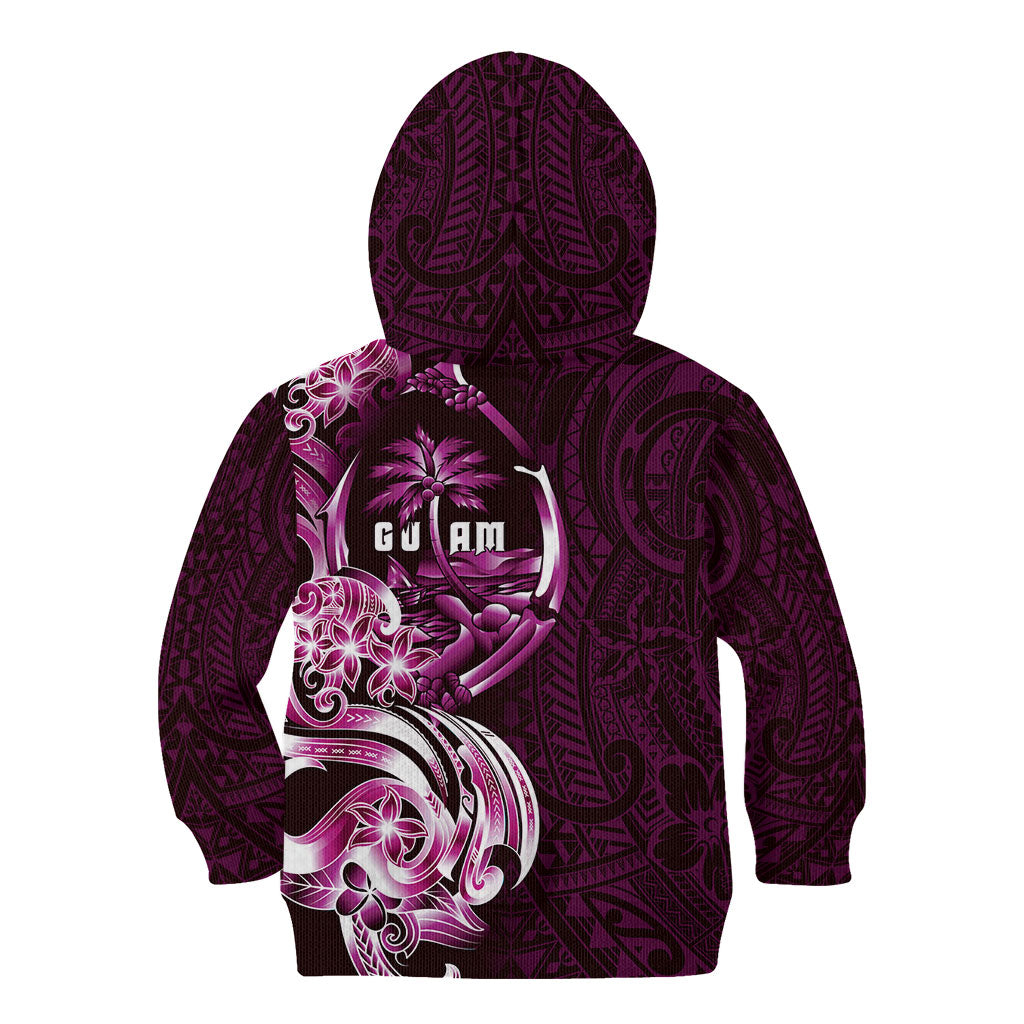 Kulot Di Rosa Guam Chamorro Kid Hoodie Guahan Seal Tattoo LT14 - Polynesian Pride
