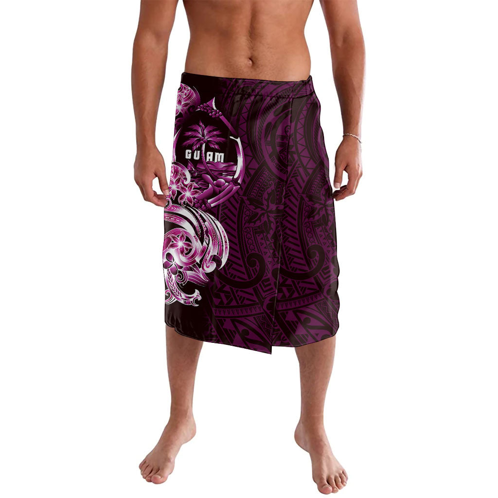 Kulot Di Rosa Guam Chamorro Lavalava Guahan Seal Tattoo LT14 Pink - Polynesian Pride