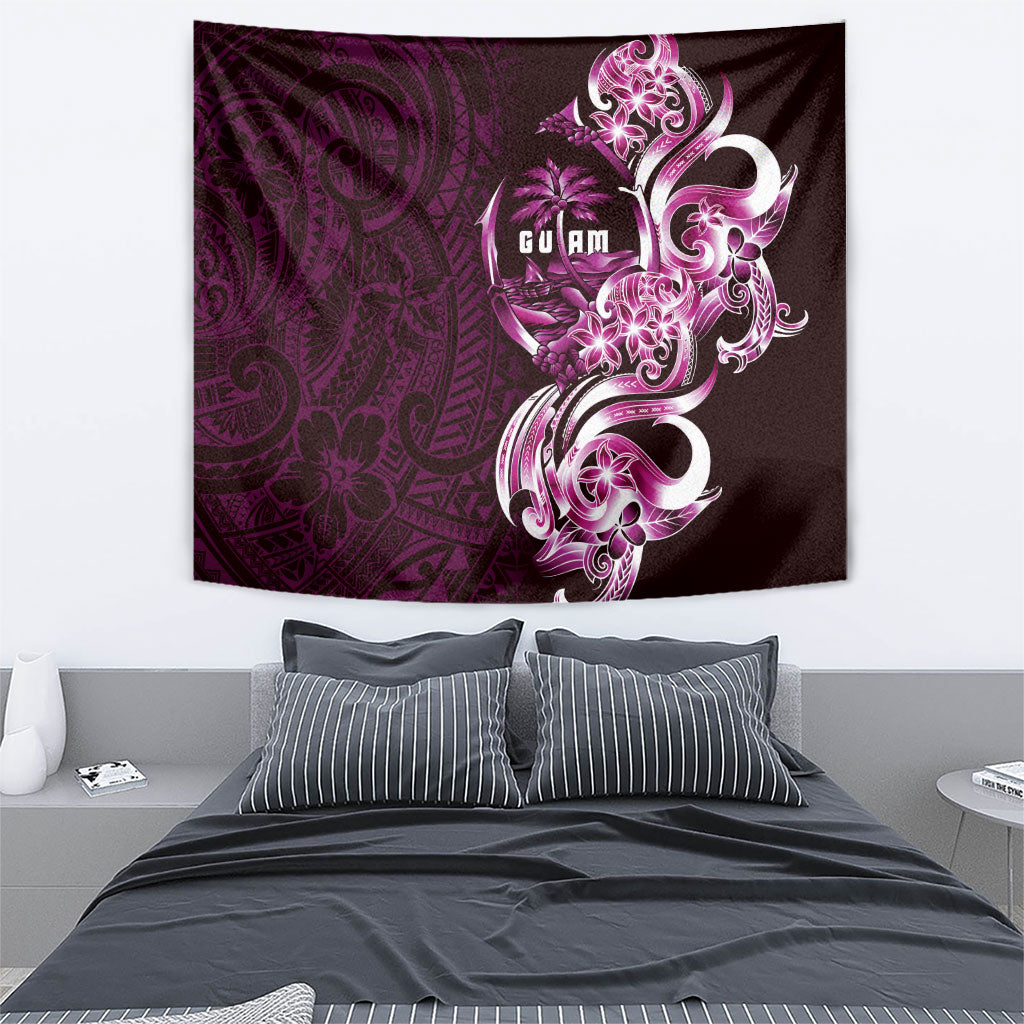 Kulot Di Rosa Guam Chamorro Tapestry Guahan Seal Tattoo LT14 - Polynesian Pride