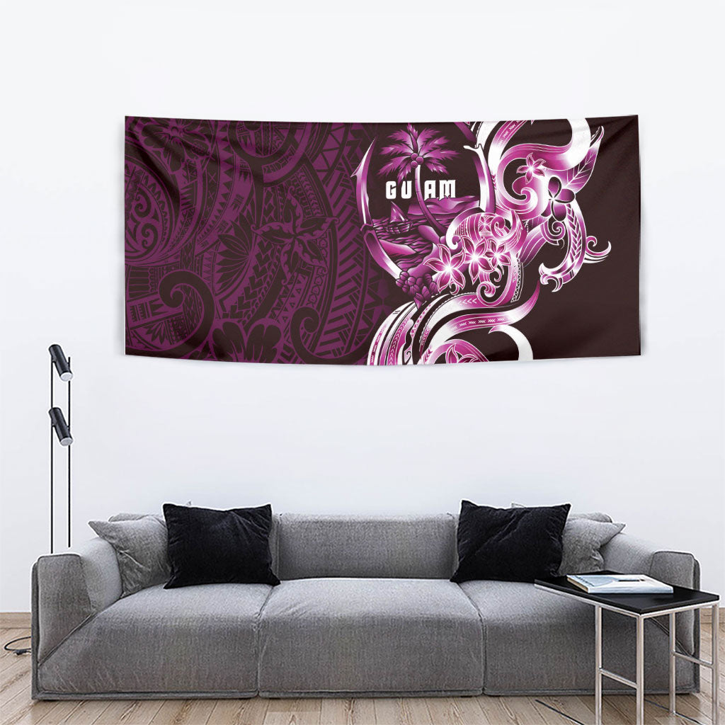 Kulot Di Rosa Guam Chamorro Tapestry Guahan Seal Tattoo LT14 - Polynesian Pride