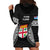 Fiji Rugby Hoodie Dress 2023 Fijian Tapa Pattern World Cup Black LT14 - Polynesian Pride