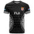 Fiji Rugby T Shirt 2023 Fijian Tapa Pattern World Cup Black LT14 Black - Polynesian Pride