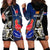 New Zealand And France Rugby Hoodie Dress All Black With Les Bleus Together 2023 World Cup LT14 - Polynesian Pride