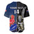 Custom New Zealand And France Rugby Baseball Jersey All Black With Les Bleus Together 2023 World Cup LT14 - Polynesian Pride