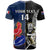 Custom New Zealand And France Rugby T Shirt All Black With Les Bleus Together 2023 World Cup LT14 - Polynesian Pride