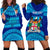 Personalised Fiji Hoodie Dress Unique Fijian Tapa Pattern With Coat Of Arms LT14 - Polynesian Pride