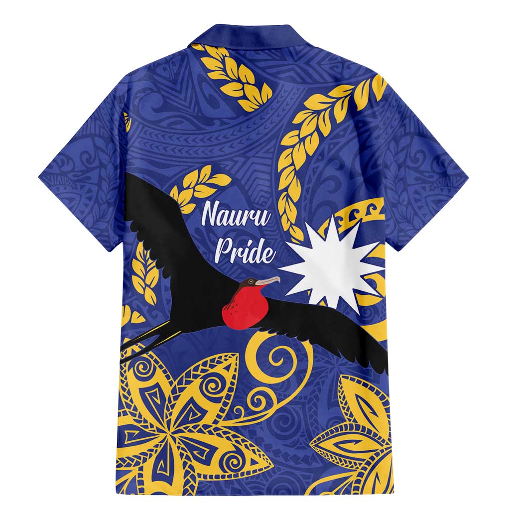 Nauru Angam Day Family Matching Mermaid Dress and Hawaiian Shirt Naoero Frigate Bird Polynesian Pattern