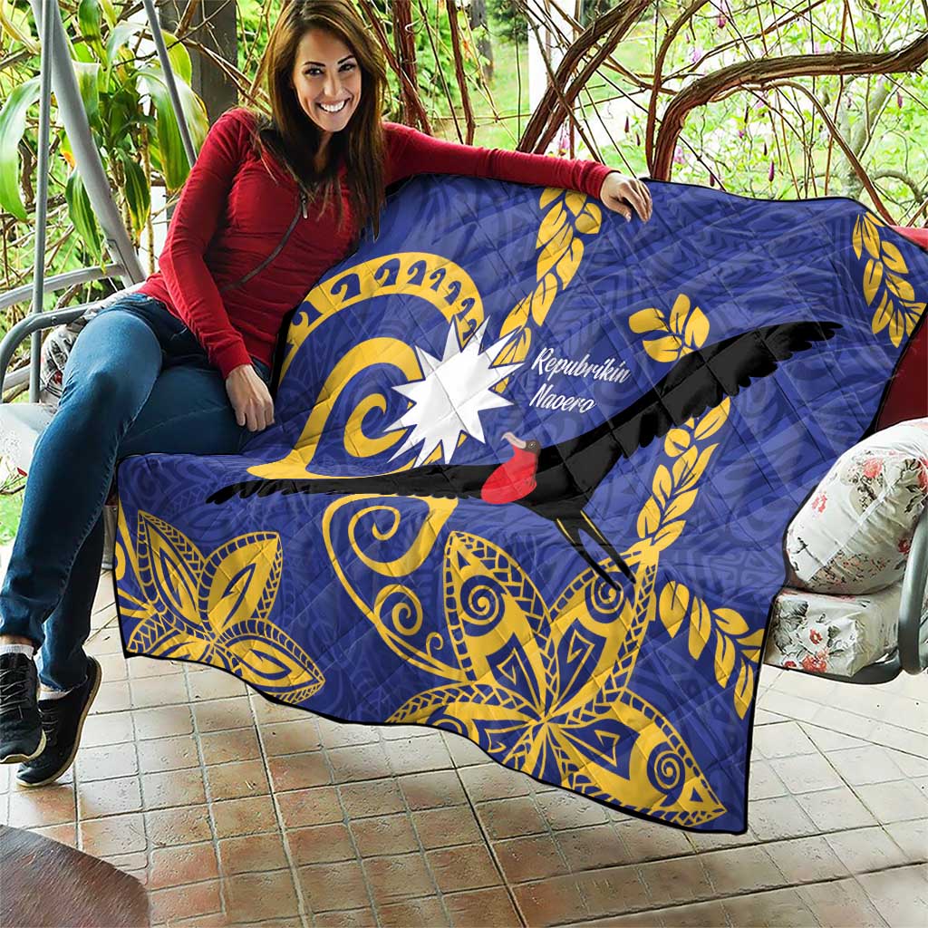 Nauru Angam Day Quilt Naoero Frigate Bird Polynesian Pattern