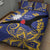 Nauru Angam Day Quilt Bed Set Naoero Frigate Bird Polynesian Pattern