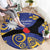 Nauru Angam Day Round Carpet Naoero Frigate Bird Polynesian Pattern