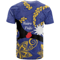 Nauru Angam Day T Shirt Naoero Frigate Bird Polynesian Pattern