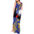 Nauru Angam Day Tank Maxi Dress Naoero Frigate Bird Polynesian Pattern