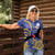 Nauru Angam Day Women Polo Shirt Naoero Frigate Bird Polynesian Pattern