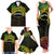 Personalised Nukuoro Atoll Family Matching Tank Maxi Dress and Hawaiian Shirt Polynesian Tattoo Curves Reggae Version