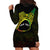 Personalised Nukuoro Atoll Hoodie Dress Polynesian Tattoo Curves Reggae Version