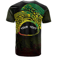 Personalised Nukuoro Atoll T Shirt Polynesian Tattoo Curves Reggae Version