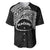 Personalised Pohnpei Nukuoro Micronesia Baseball Jersey Polynesian Tattoo Curves Black Version