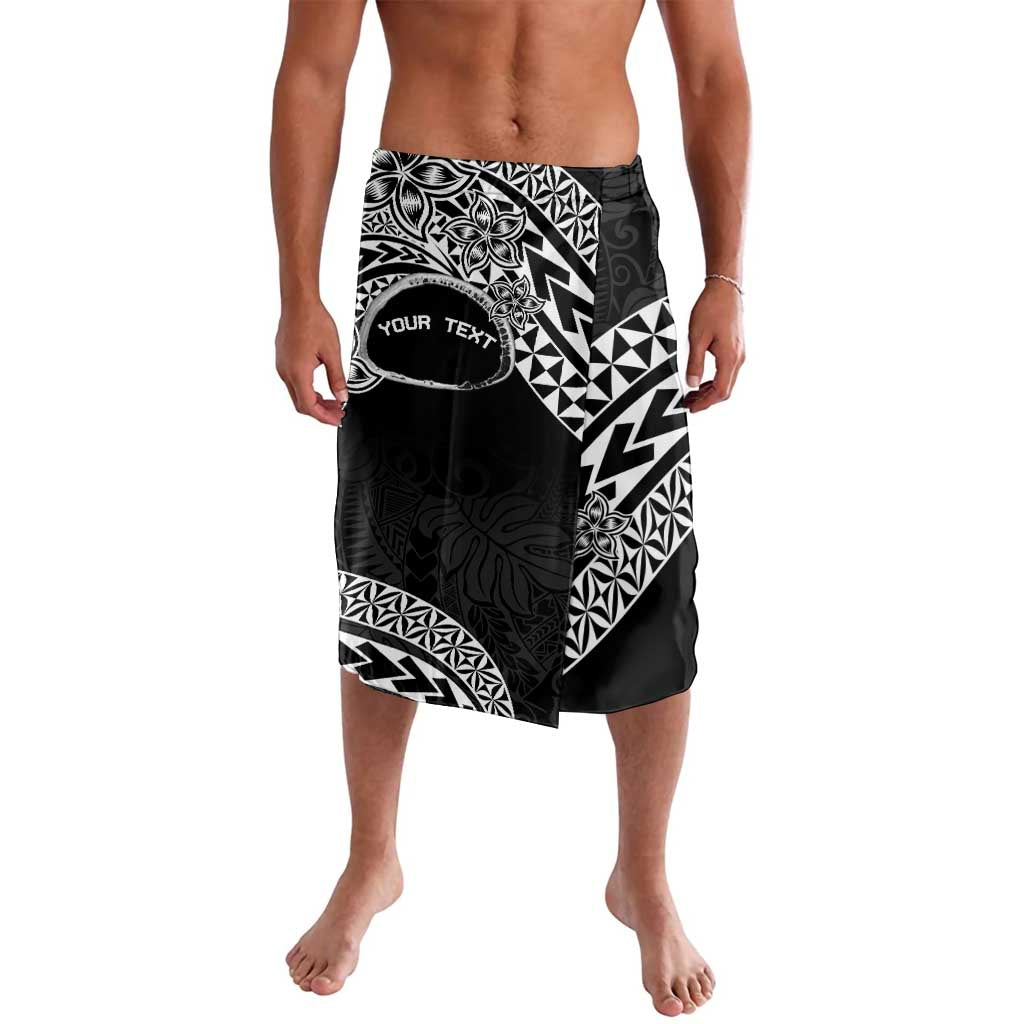 Personalised Pohnpei Nukuoro Micronesia Lavalava Polynesian Tattoo Curves Black Version