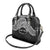 Personalised Pohnpei Nukuoro Micronesia Shoulder Handbag Polynesian Tattoo Curves Black Version