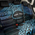 Personalised Pohnpei Nukuoro Micronesia Back Car Seat Cover Polynesian Tattoo Curves Blue Version