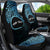 Personalised Pohnpei Nukuoro Micronesia Car Seat Cover Polynesian Tattoo Curves Blue Version