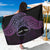 Personalised Pohnpei Nukuoro Micronesia Sarong Polynesian Tattoo Curves Purple Version