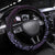 Pohnpei Nukuoro Micronesia Steering Wheel Cover Polynesian Tattoo Curves Purple Version