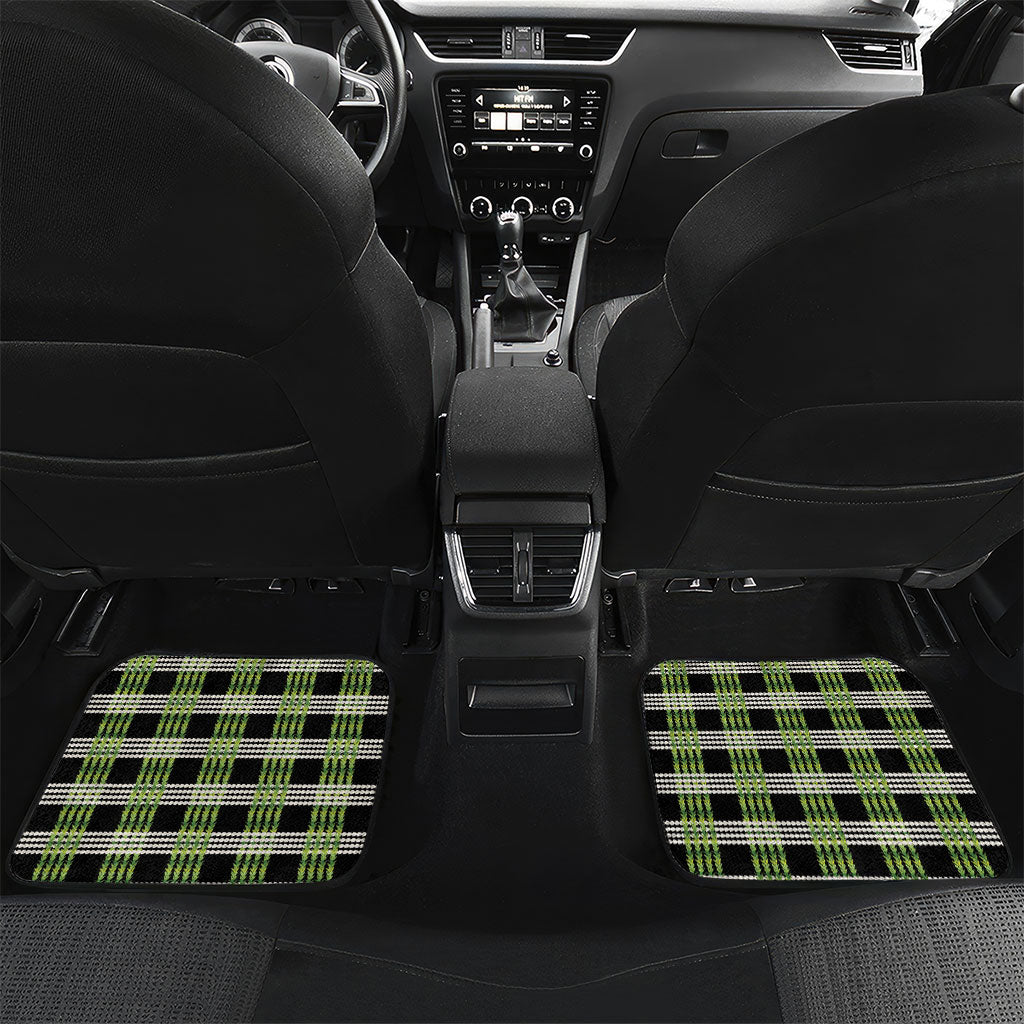 Aloha Hawaii Pakalana Pikake Lei Car Mats Palaka Inspired Hawaiian-plaid Black