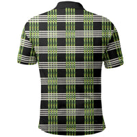 Aloha Hawaii Pakalana Pikake Lei Polo Shirt Palaka Inspired Hawaiian-plaid Black