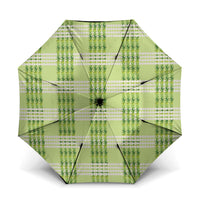 Aloha Hawaii Pakalana Pikake Lei Umbrella Palaka Inspired Hawaiian-plaid Pastel Green