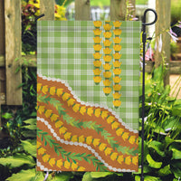 Hawaii Leis Palaka Motifs Garden Flag Pikake Pakalana Maile Ilima Kakau Style