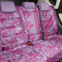Purple Hibiscus Monstera Seamless Kakau Hawaii Back Car Seat Cover LT14 - Polynesian Pride