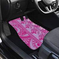 Purple Hibiscus Monstera Seamless Kakau Hawaii Car Mats LT14 - Polynesian Pride