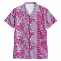 Purple Hibiscus Monstera Seamless Kakau Hawaii Hawaiian Shirt LT14 Purple - Polynesian Pride