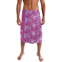 Purple Hibiscus Monstera Seamless Kakau Hawaii Lavalava LT14 Purple - Polynesian Pride