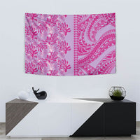 Purple Hibiscus Monstera Seamless Kakau Hawaii Tapestry LT14 - Polynesian Pride