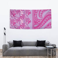 Purple Hibiscus Monstera Seamless Kakau Hawaii Tapestry LT14 - Polynesian Pride