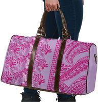 Purple Hibiscus Monstera Seamless Kakau Hawaii Travel Bag LT14 - Polynesian Pride