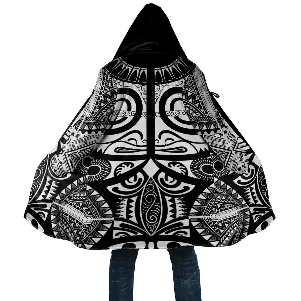 Marquesas Islands Cloak Marquesan Tattoo Black White Color - Polynesian Pride